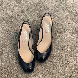 Kors peep toe wedge
